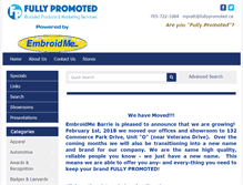 Tablet Screenshot of embroidme-barrie.com